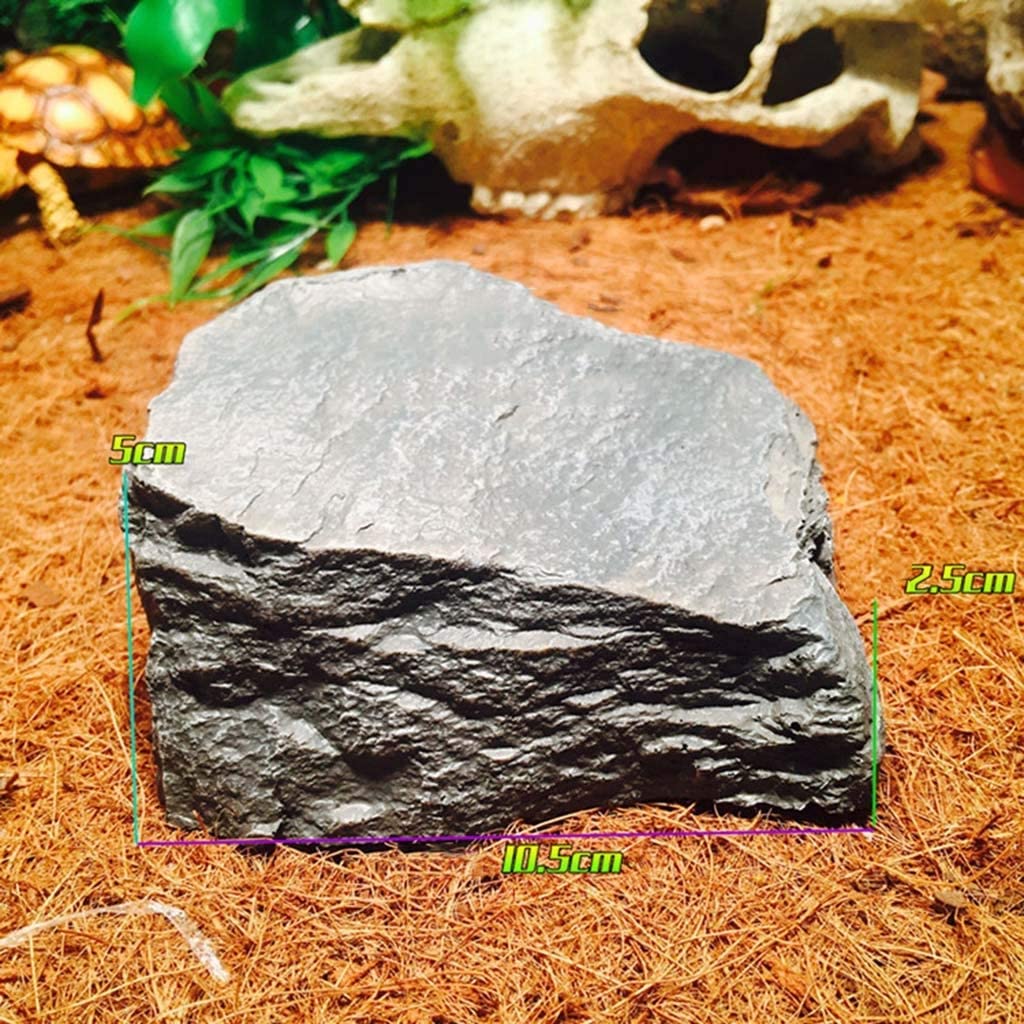 Escondite de Reptiles de Roca, Caja de Cueva de Reptiles, decoración de Esquina de hábitat, Lagarto, Tortuga, araña, escondites de Anfibios, Accesorios de Caja de Reptiles, Adornos
