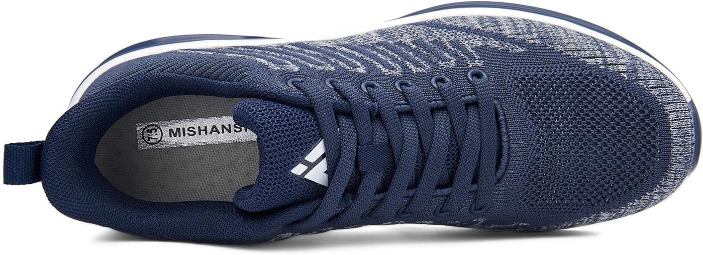 Mishansha Running Shoes for Men Sneakers Air Cushion Walking Shoes Comfortable Tennis Shoes Breathable Trail Running Shoes US Men 7-15 - Image 3