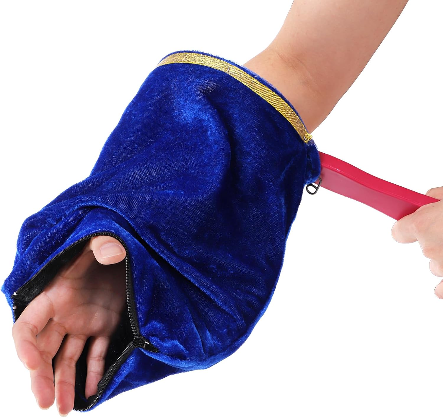 DEAYOU 6 Pack Magic Prop Change Bag with Zipper, Make it Appear or Disappear Magic Trick Bag, Classic Vanishing Effect Magic Accessories for Stage Performance, Magician, Beginner, Christmas