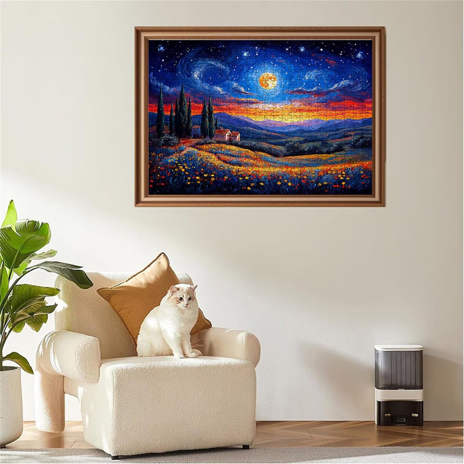 Puzzle 1000 sztuk krajobraz puzzle kwiat układanki drewniane, klasyczne dla dorosłych diY gra wyzwanie idealnie pasują między nimi literami z tyłu Wysokiej jakości układanki dla dzieci dorosłych wiek