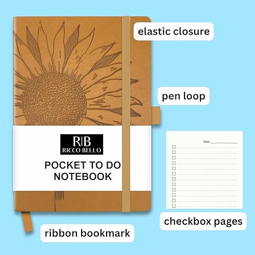 Miniatura 2 de RICCO BELLO - Cuaderno de lomo pegado con marcador