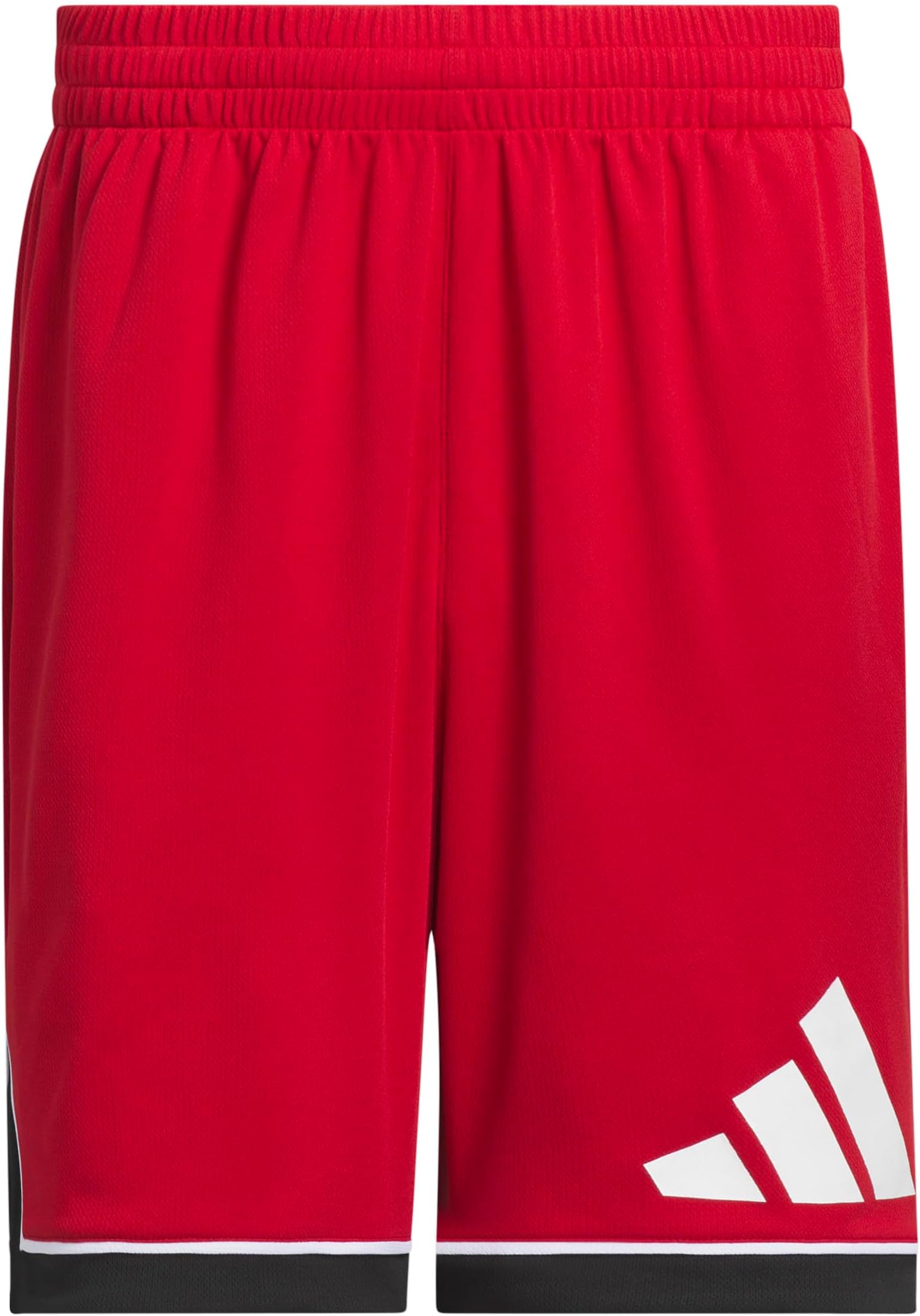 Men's Basketball Badge of Sport Short, Team Power red/Black, XXL 5 inch