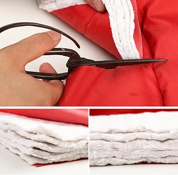Thermal Door Curtain, Durable Oxford Cloth&Thicken Polyester Fiber Fill Made, Soundproof Blanket, Privacy Curtains, Weatherproof and Windproof(Brown,70x190cm/27x74in)
