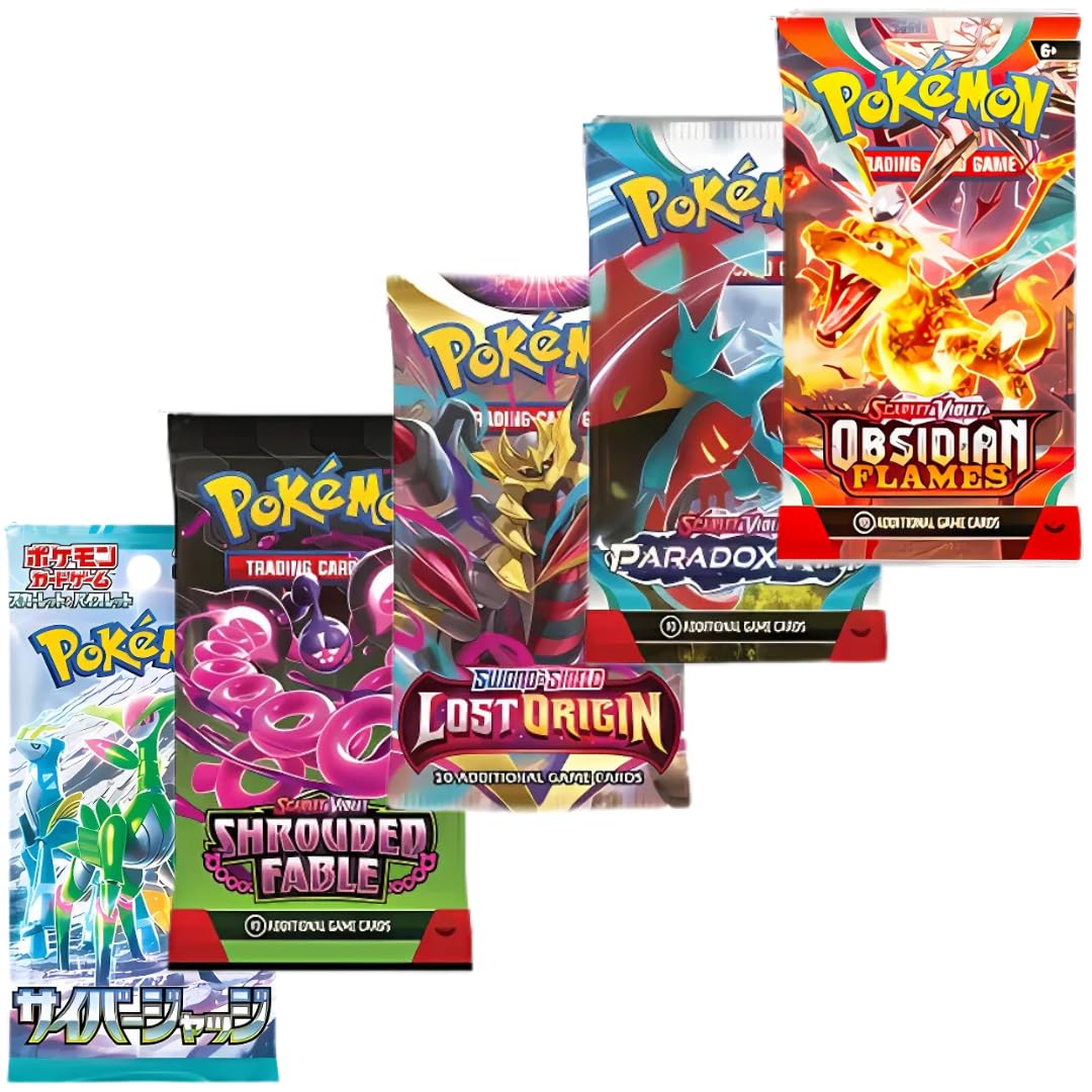 Pokemon Celebrations 25th Anniversary Booster Pack - English Edition + 1 x Toploader | All Holo Pokemon | 4 Additional Game per pack