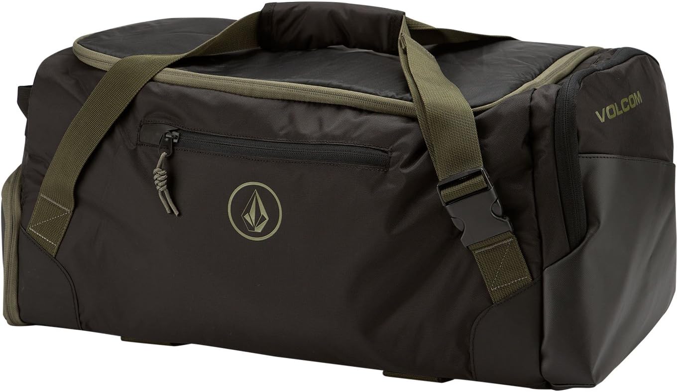 Volcom Men's Trekker Duffel Bag, Black Combo, One Size