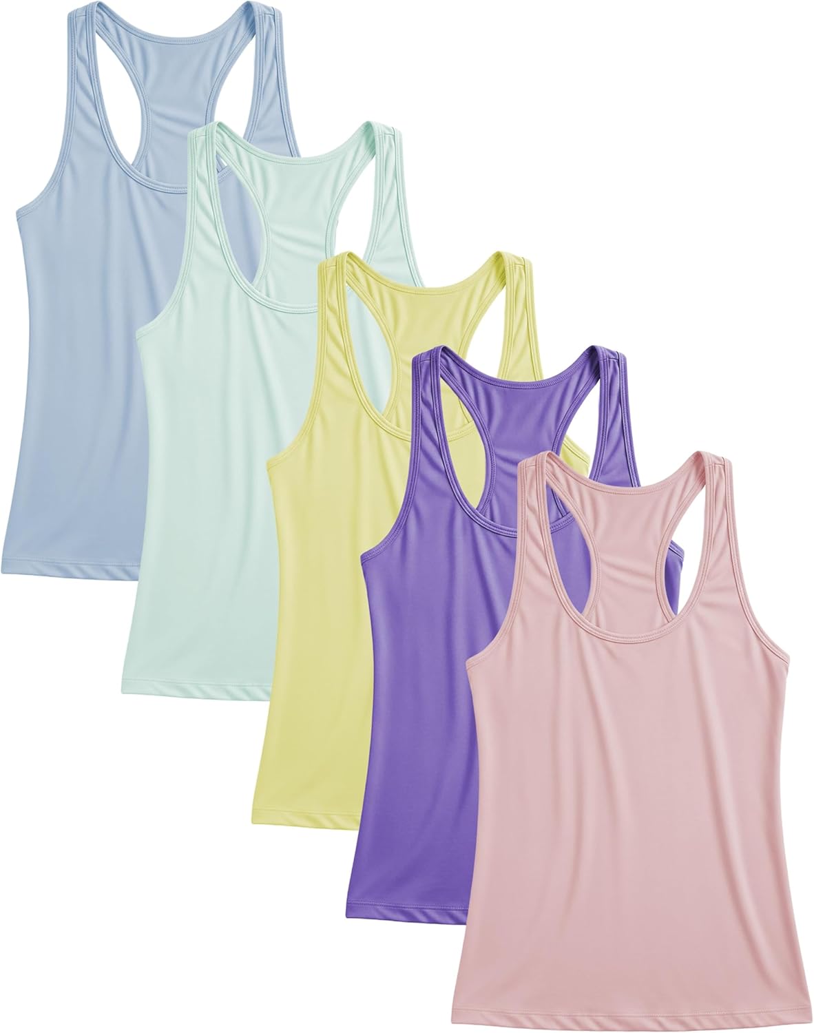 Women's Racerback Tank Tops | Ultra Soft & Stretch Spandex Sport Tanks | Multi Packs & Colors