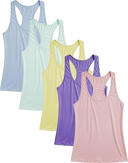 Women's Racerback Tank Tops | Ultra Soft & Stretch Spandex Sport Tanks | Multi Packs & Colors