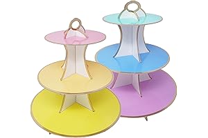 3-Tiered Delight: Care Bears Cupcake Tower for Baby Showers