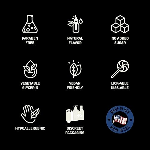 Miniatura 5 de XESSO Gel lubricante oral comestible saborizado, sabor a paleta afrutada, hipoalergénico a base de agua, ingredientes de grado alimenticio, 4 onzas