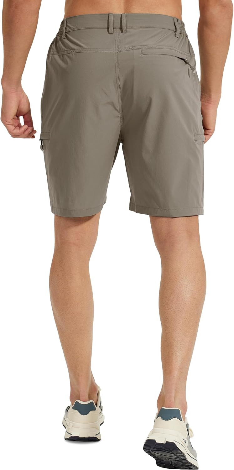 MOURCE Hiking Shorts Men for Summer - Lightweight Quick Dry Outdoor Cargo Shorts with 5 Pockets for Golf Travel Camping - Image 2