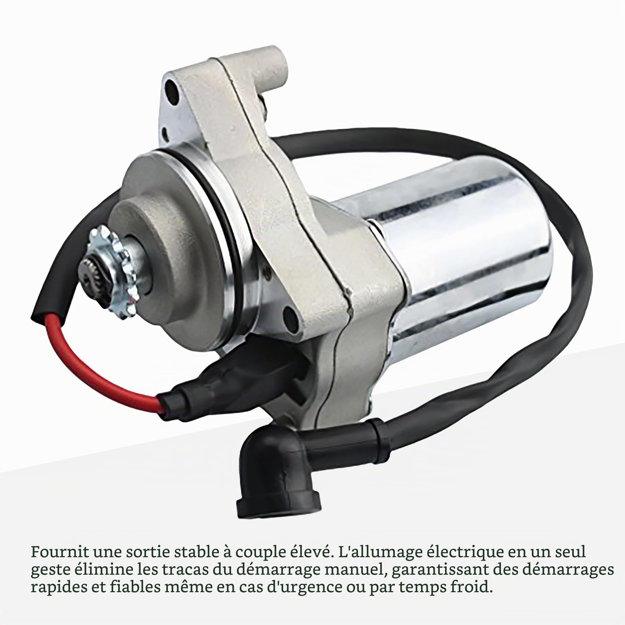 GOOFIT Démarreur Électrique 3 Moteur de Démarrage Électrique à Bout de Boulon Remplacement pour Quad Dirt Bikes Go Karts 50cc 70cc 90cc 110cc 125cc ATV