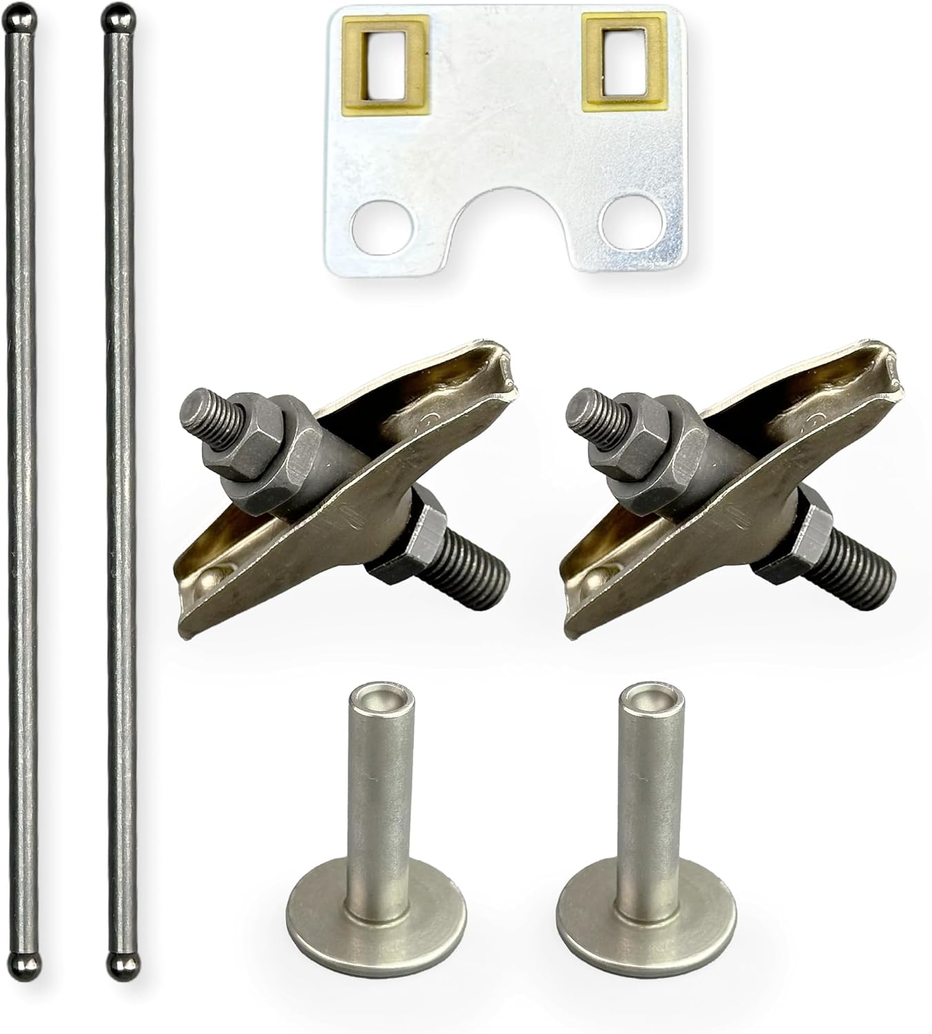 YAMAKATO GX390 Valve Rocker Arm Set For Honda GX270 GX340 11HP 13HP lawnmower engine part 14451-Z4M-000, 14431-ZE2-010, 14791-ZE2-010, 14410-ZE3-013, Come With Push Rod Guide Plate Valve Lifter
