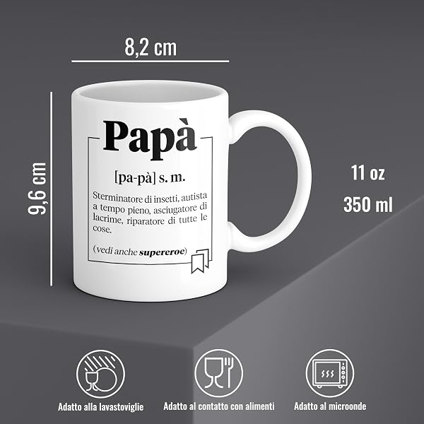 Father's Day Breakfast Mug – Funny Gift for Dad – Funny Original Men Gifts – Father Christmas Gift – Funny Gift for Him – Mug Gift Future Dad Cute - 3
