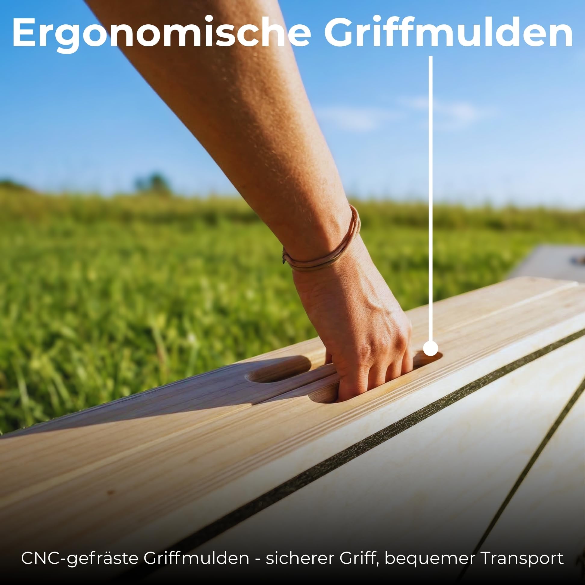 Cornhole Spiel Sackloch Outdoor - Premium Set Wurfspiel für Erwachsene & Kinder