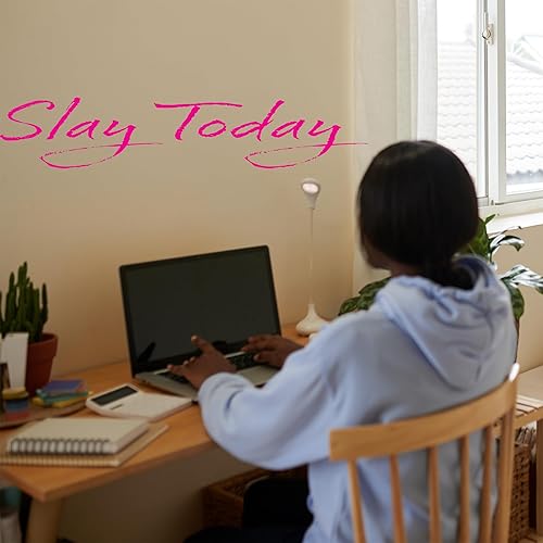 Miniatura 3 de Arte de pared con cita motivacional, adhesivo de vinilo de 23 pies de ancho, adhesivo fácil de aplicar y despegar, decoración de pared interior