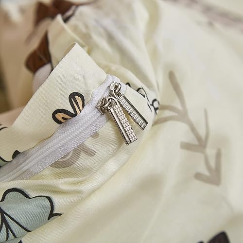 Miniatura 8 de CLOTHKNOW - Juego de funda de edredón para niños, tamaño individual, queen. Juegos de ropa de cama de algodón de 3 piezas para niños y niñas, tamaño