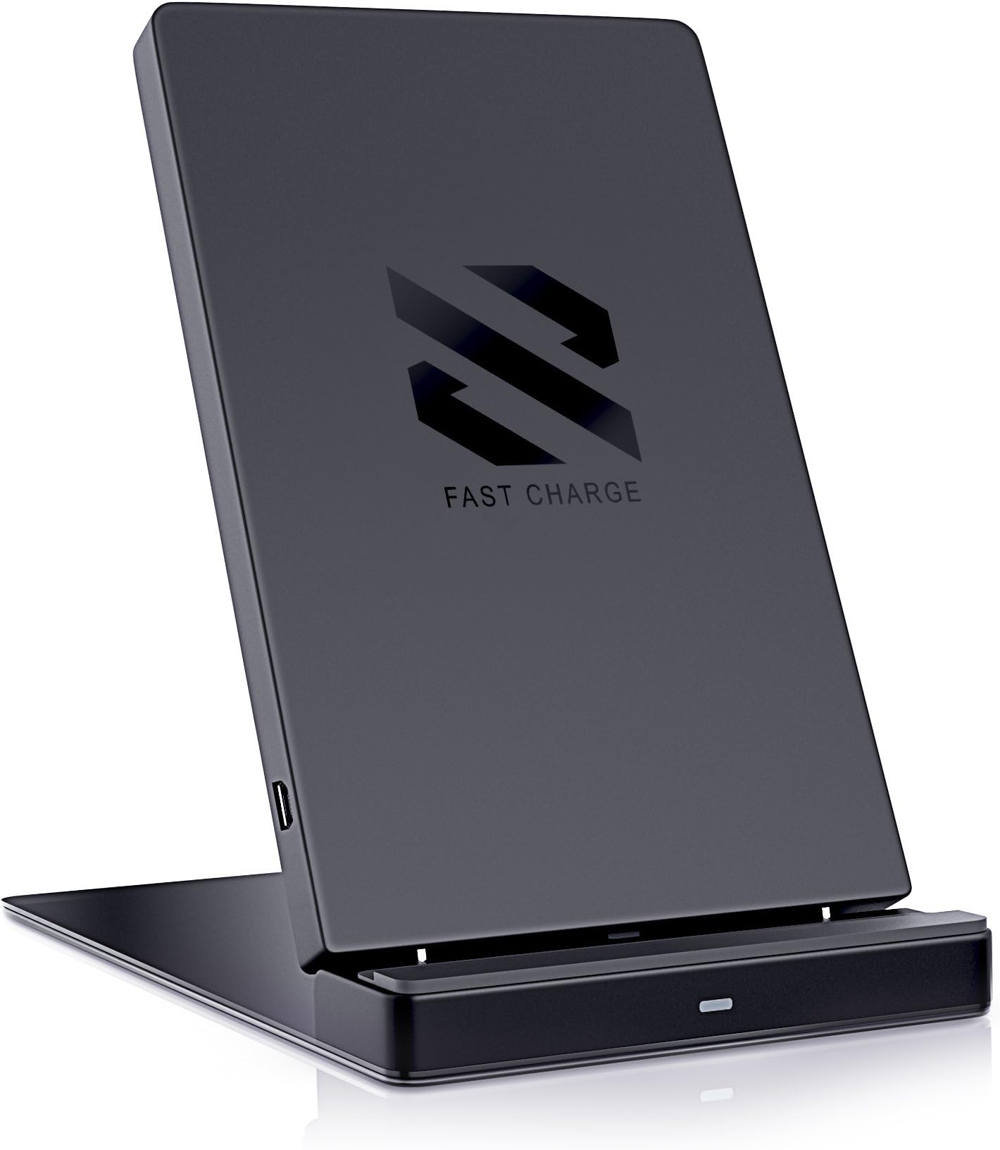 SKYVIK Beam Metallic Portable QI Certified 7.5W & 10W Convertible Fast Wireless Charger Stand/Pad