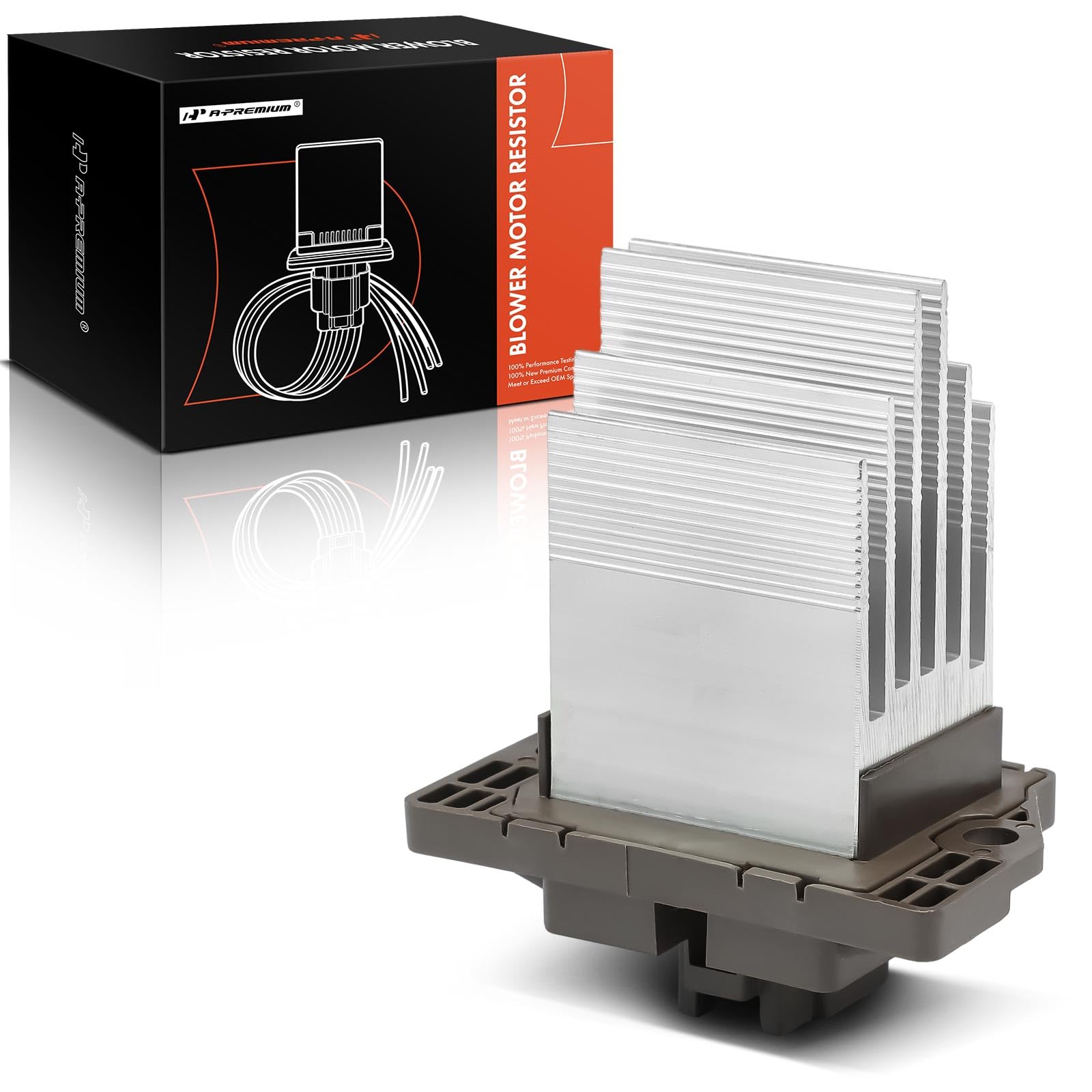 A-Premium HVAC Blower Motor Resistor Compatible with Hyundai & Kia Vehicles - Elantra/Santa Fe 2006-2012, Entourage 2007-2010, Tiburon 2001/2003-2008,