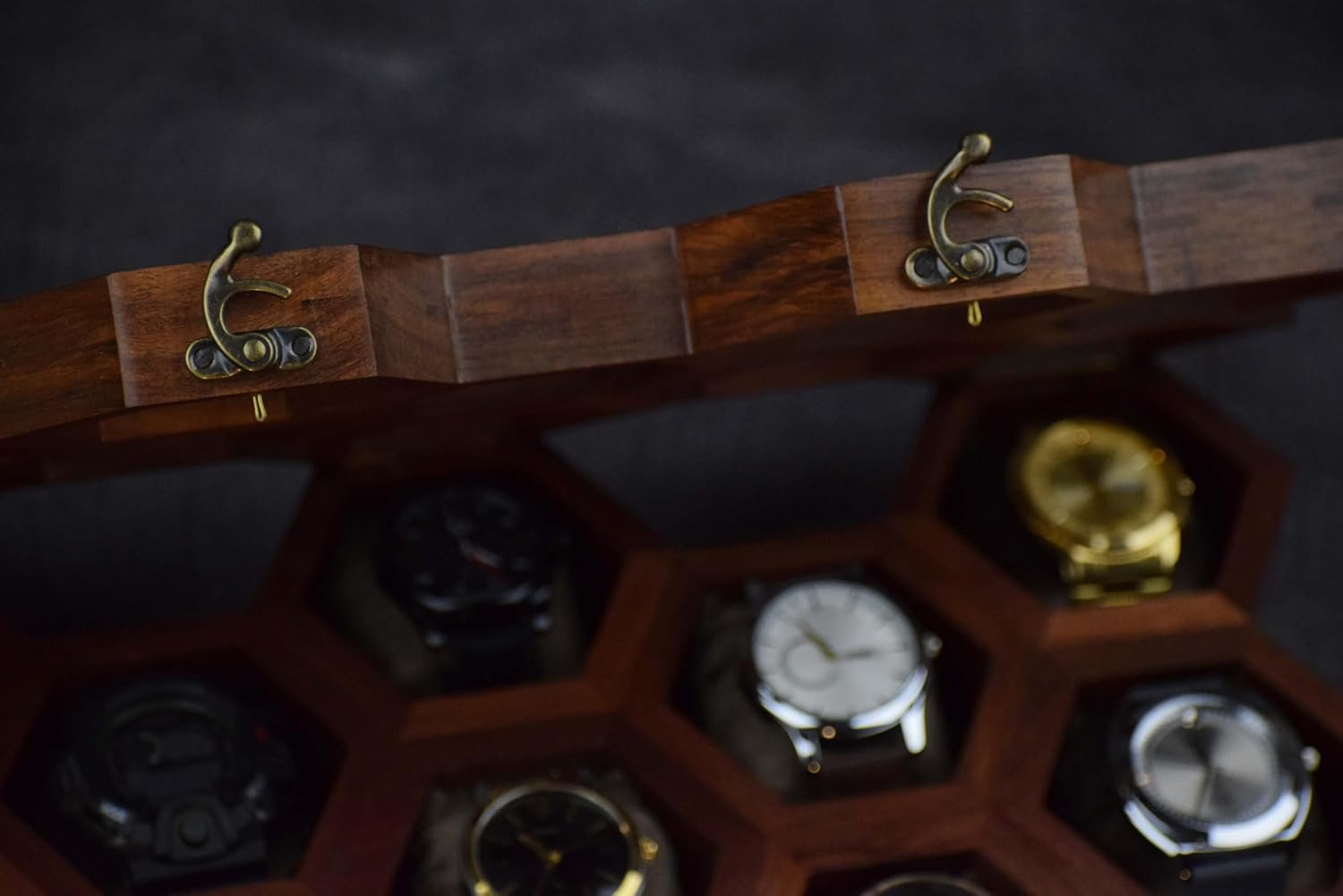 Extra Large Superior Rosewood Honeycomb Watch Box Kuwait Ubuy