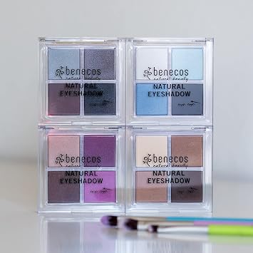 benecos Natural Quattro Eyeshadow True Blue