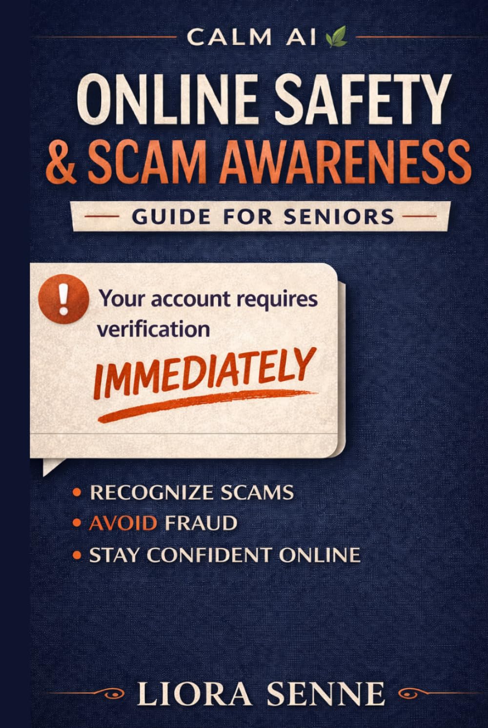 Online Safety & Scam Awareness Guide for Seniors: A Clear, Reassuring Guide for Adults Over 50 to Recognize Scams, Avoid Fraud, and Stay Safe Online (Calm AI)