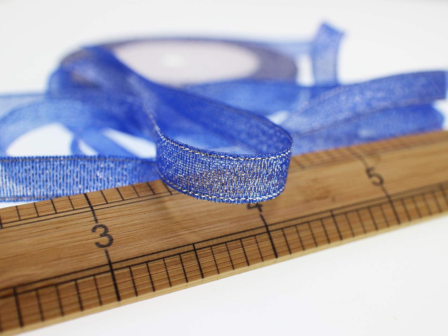 Glitter Ribbon 3/8 inch 400 Yards Sparkly Metallic Sheer Organza Ribbon for Jewelry Bows, Gift Wrapping, Home Decoration, Party Ornaments & Favor (10mm)