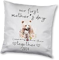 Vista 7 de Funda de almohada personalizada para el hogar, regalo para mamá, abuela, para ella