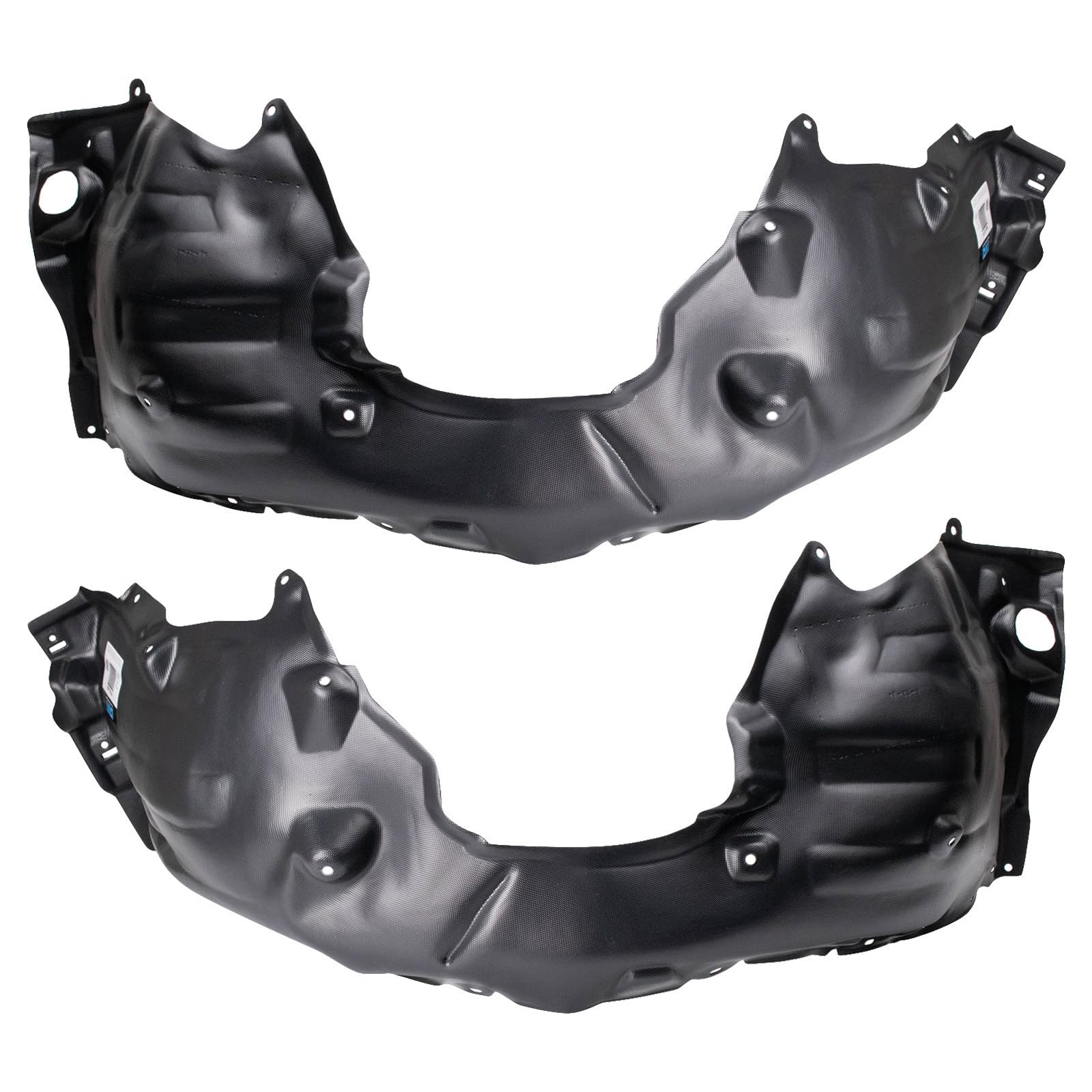 TRQ Inner Fender Liner Set Compatible with 2018-2019 Toyota Camry TO1248214 TO1249214