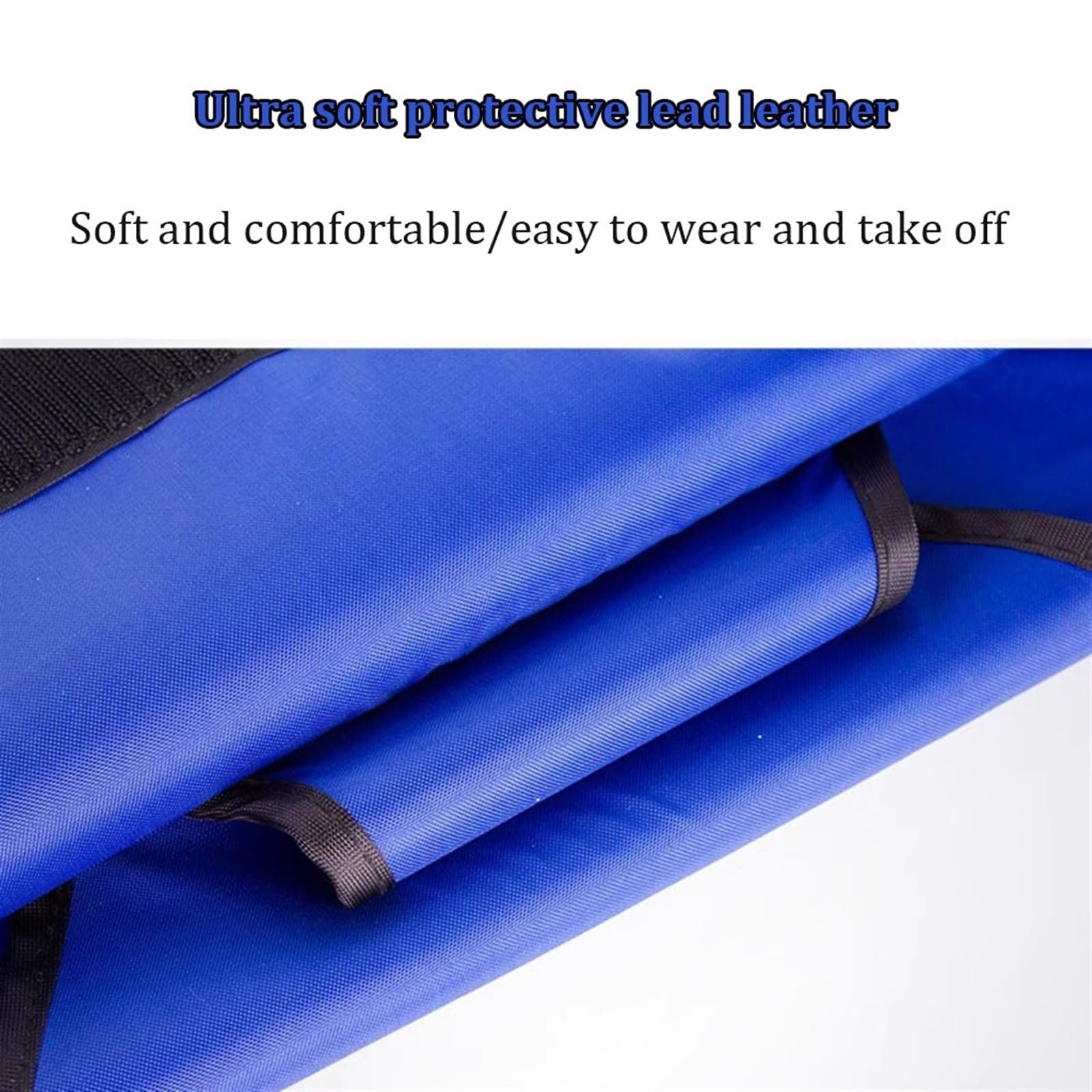 Grembiule di Piombo Guanti al piombo per raggi X da 0,35 mmPb/0,5 mmPb, guanti anti-radiazioni adatti per luoghi di lavoro con radiazioni (Color : Blue, Size : 0.35mmPb)