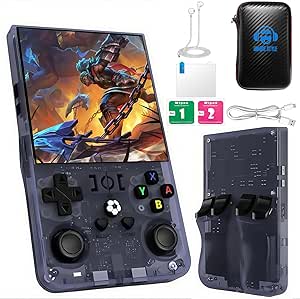 Handheld Game Console, 40,000 Games In 1, 4.5-Inch IPS Screen Retro Gaming Console,40000 Classic Games, 4000mAh,20＋Mainstream Emulator,Built-in 256G