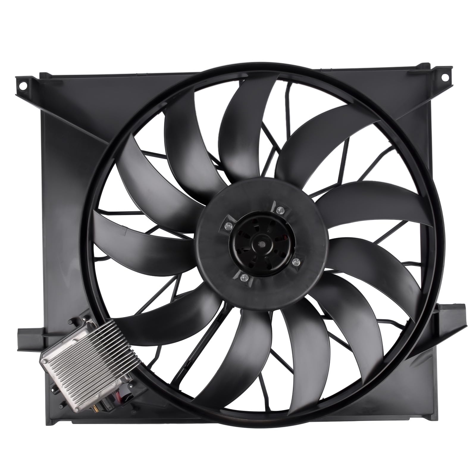 Bisenya ventola del radiatore Ventola di raffreddamento motore di ricambio per Classe M W163 ML 55 AMG ML 270 CDI ML 400 CDI ML 500 1635000393 1635000293 A1635000393 A1635000293