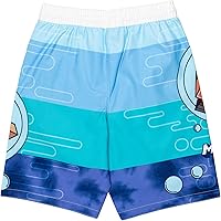 Vista 6 de Minecraft Zombie Creeper Alex Steve - Conjunto de traje de baño y traje de baño para niño pequeño a niño grande