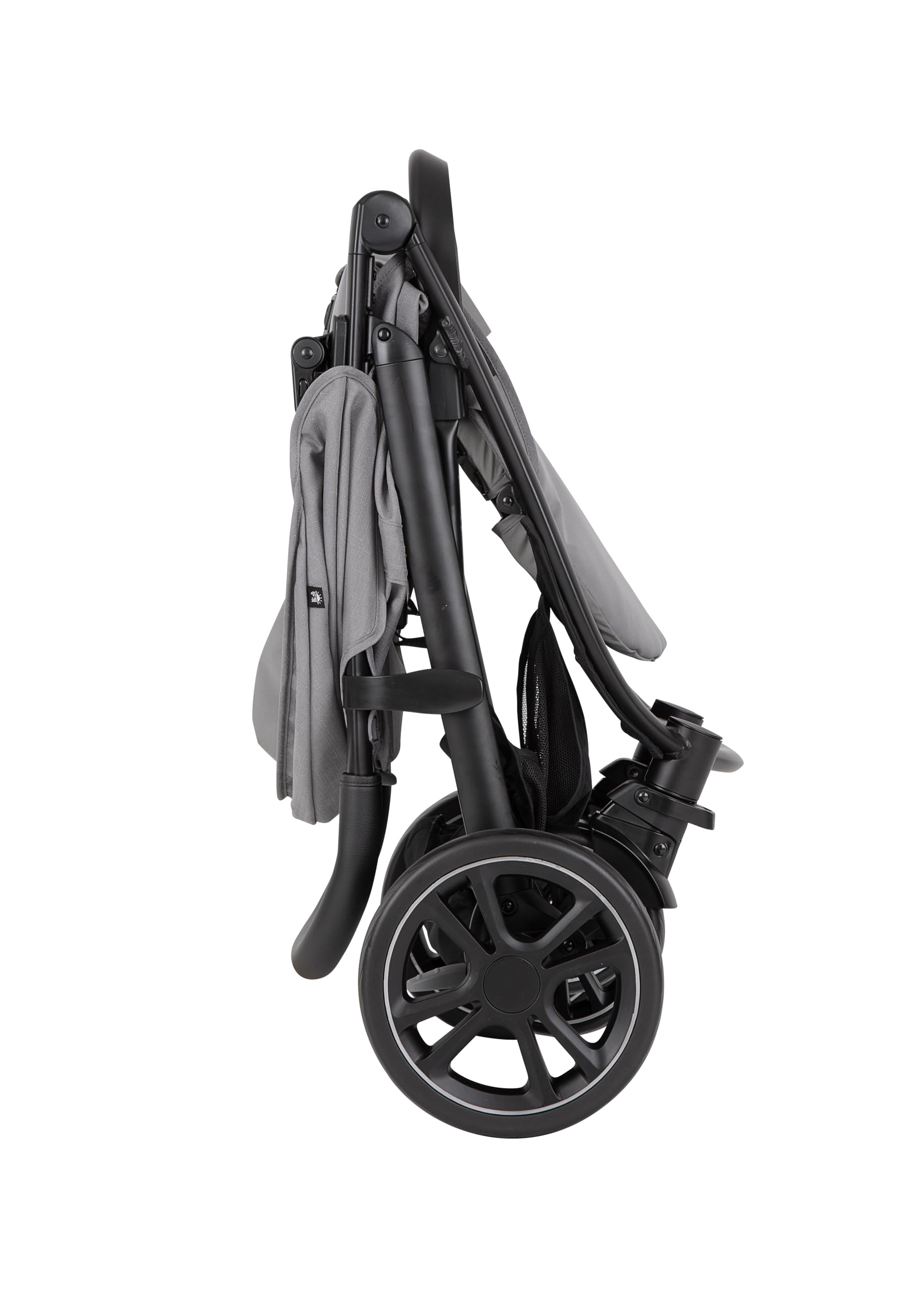 Graco EeZeFold Poussette à pliage rapide, de la naissance à environ 3 ans (0-15kg), avec habillage pluie, gris, Steeple Gray