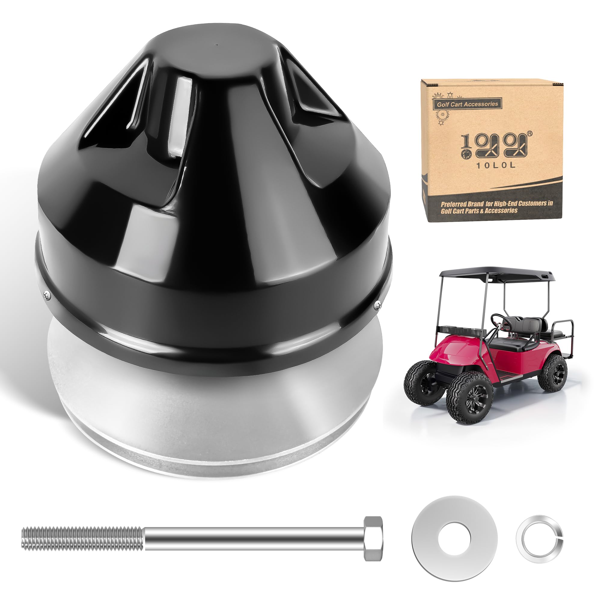 10L0L Golf Cart Drive Clutch for EZGO TXT Gas 2 Cycle 1989-1994, for TXT 4 Cycle 1991-2013,OEM# 26952-G01, 26952-G02, 23817-G1 (Not Fit RXV Models)