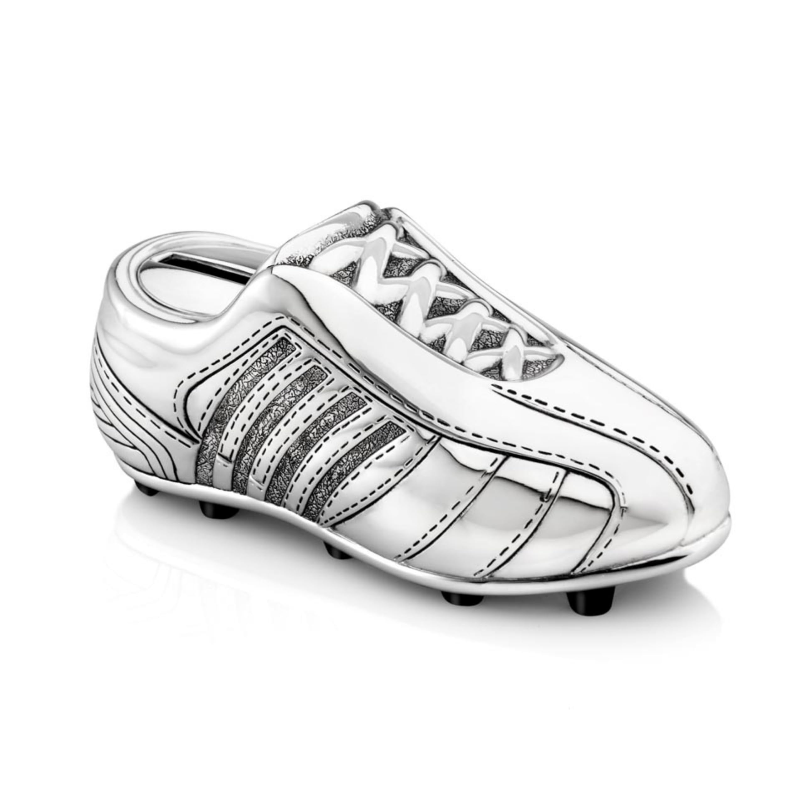 Zilverstad - Moneybox Football Shoe Silver Plated