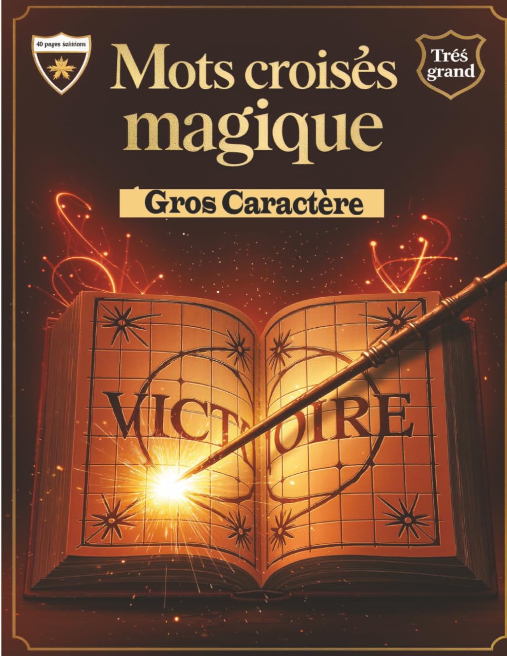 Mots Croisés Gros Caractères sur les thermes magiques: Plus de 2000 mots à trouver un moment amusant et magique