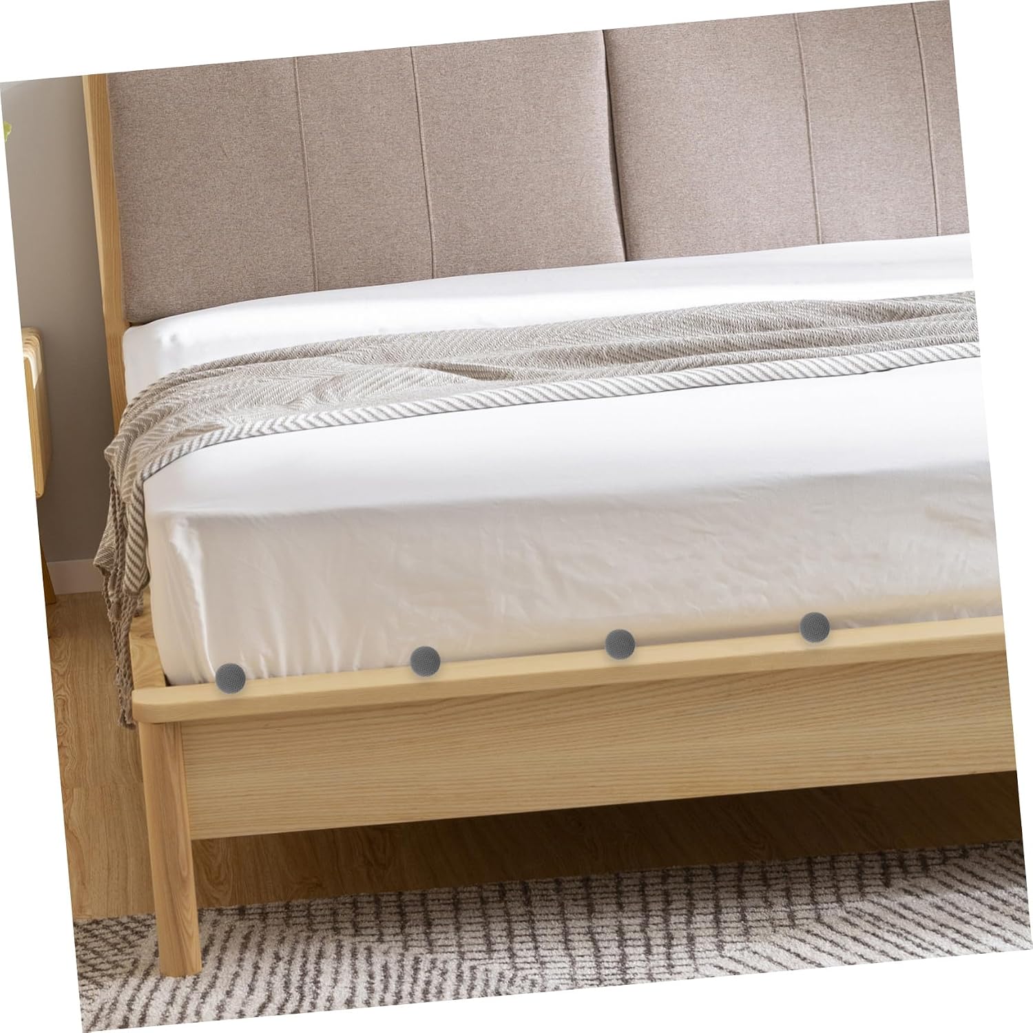 GANAZONO Bed Skirt Pins and Upholstery Push Pins for Sofa and Armchair Covers 12pcs Set for Furniture Cover Fixing and Bedskirt Holding in Home Bedding