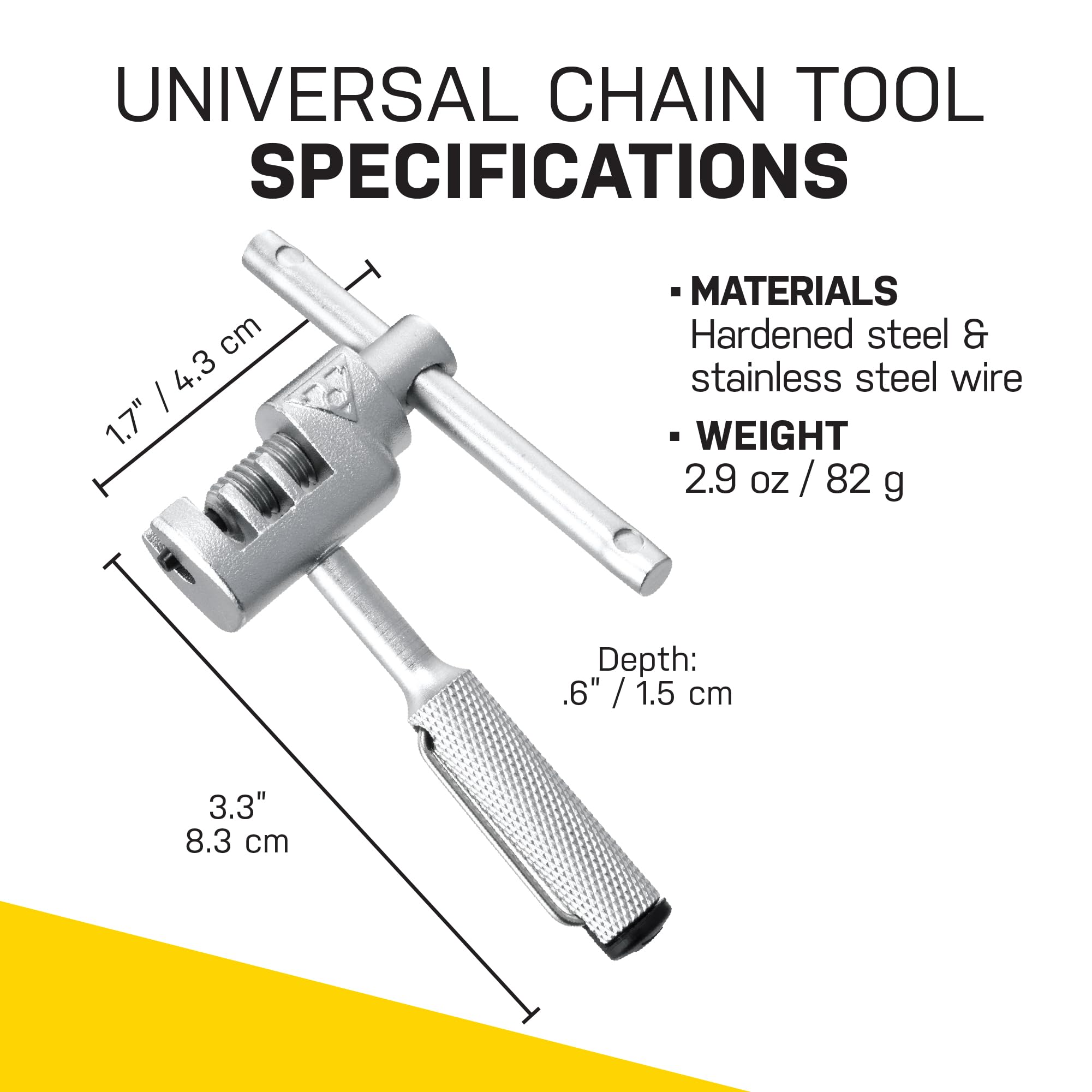 Topeak 60101303 uniwersalne narzędzie łańcuchowe, srebrne