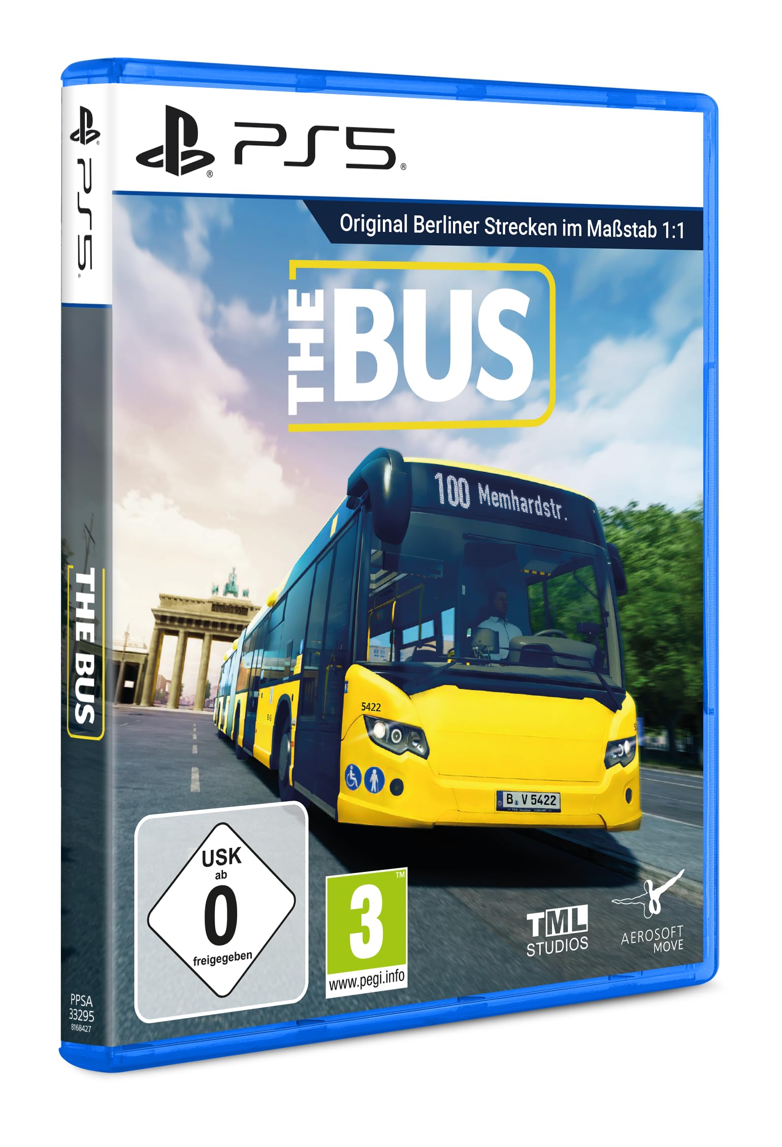 Aerosoft The Bus – Bus Simulator PS5 | Realistische Verkehrssimulation mit Berliner Streckennetz, verschiedenen Bussen & Karriere Modus