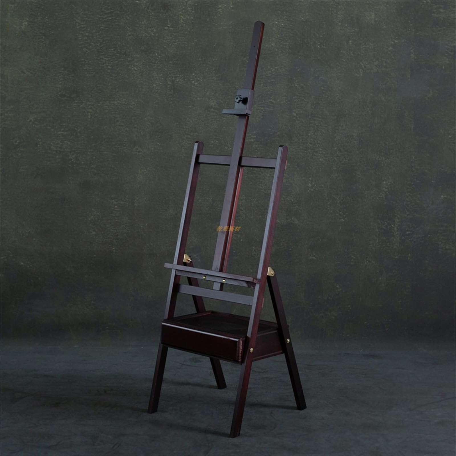 ASerZenith Artist'S Easel For Painting And Displaying, 150Cm Tall, Large Wooden Easel H-Frame Folding Easel With Art Storage Drawer, Sturdy,C-150Cm