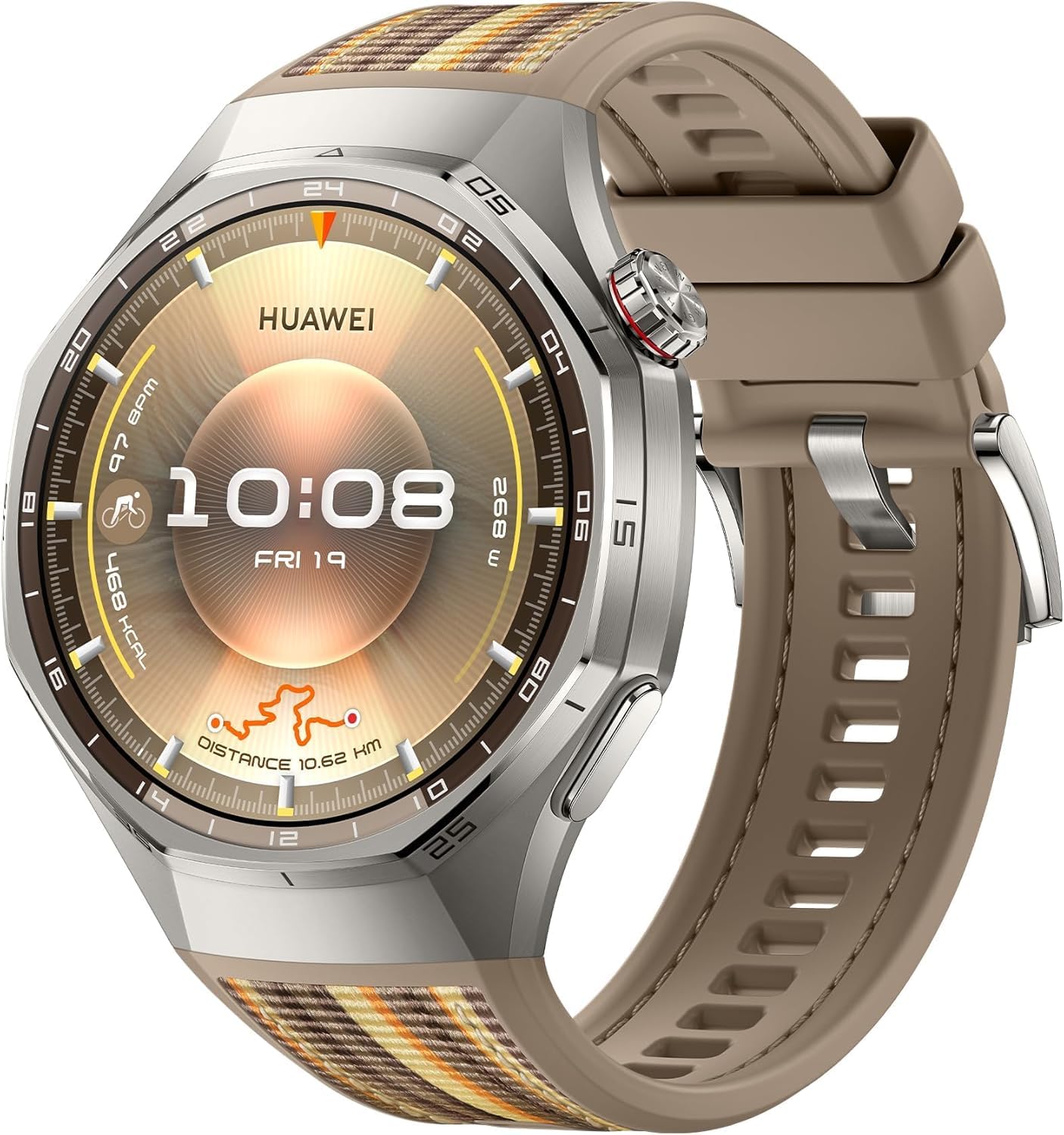HUAWEI Watch GT 6 Pro Smart Watch, 1.47'' Display, up to 21 Days Battery Life, GPS Smart Watches with 100+ Sports Mode, Cycling, iOS & Android Compatible, Health Monitoring, 46mm, Brown