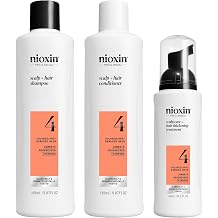 Nioxin Scalp + Hair System 4 - Haarpflege f r strapaziertes sichtbar d nner werdendes Haar - mit Biotin Koffein & Niacinamid