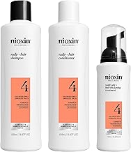 Nioxin System 4 - Shampoo/Conditoner/Hair Thickener - For Dyed and Damaged Hair with Advanced Thinning
