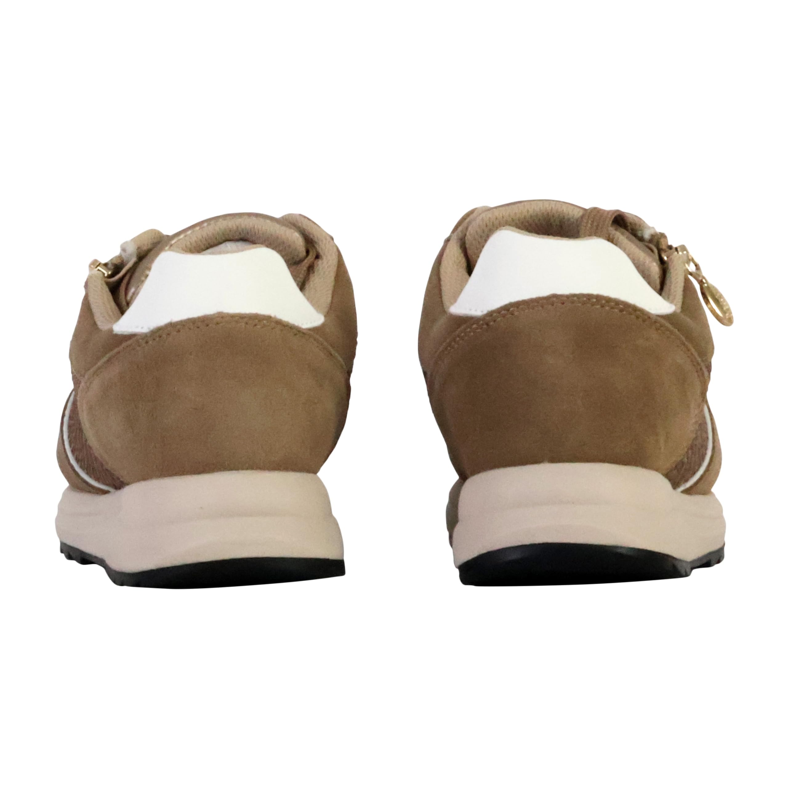 Scholl, Zapatillas de mujer con plantilla viscoelástica extraíble, cremallera lateral, color dorado