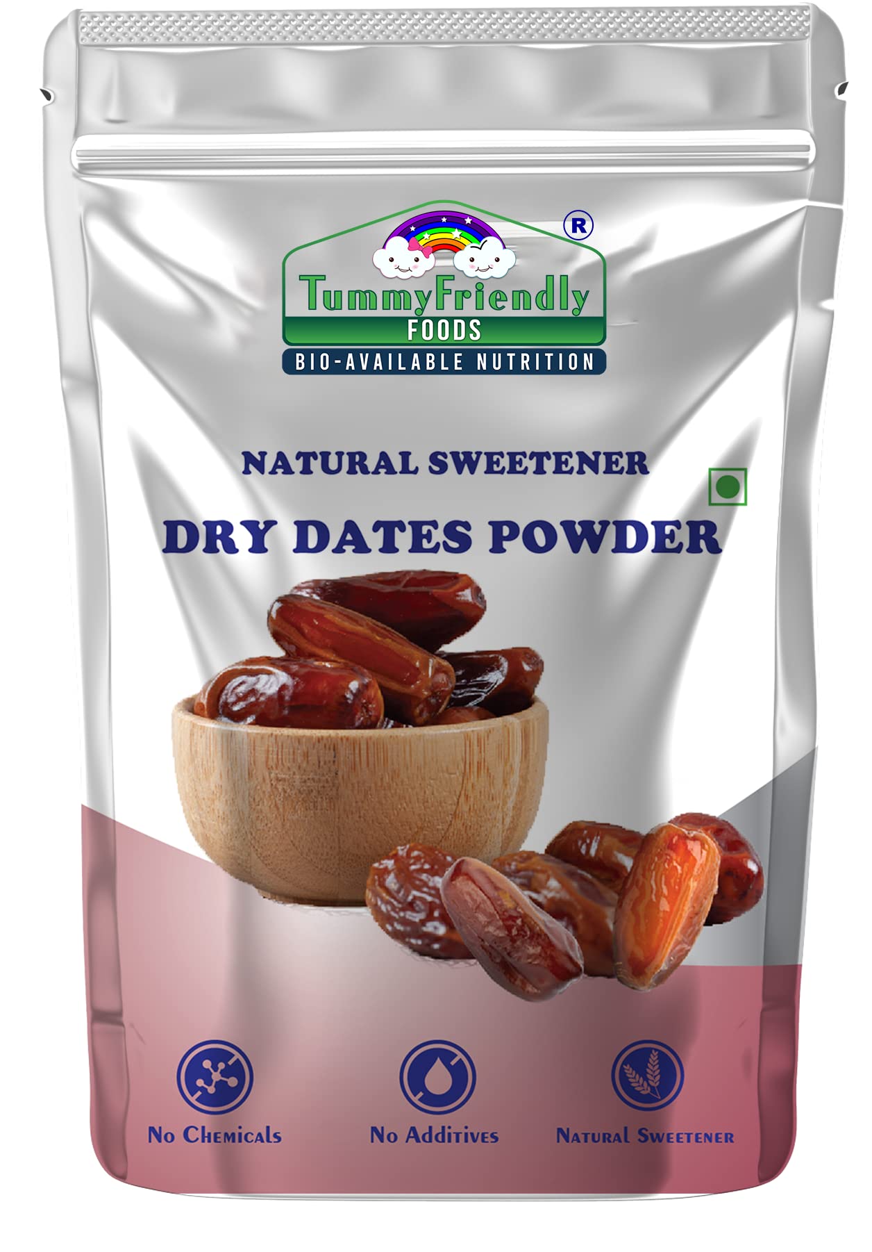 TummyFriendly Foods Seedless Dry Dates Powder from Premium Arabian Dates | NO Hidden Sugar | Dates Powder for Babies Kids and Adults | Kharek Powder | 200g