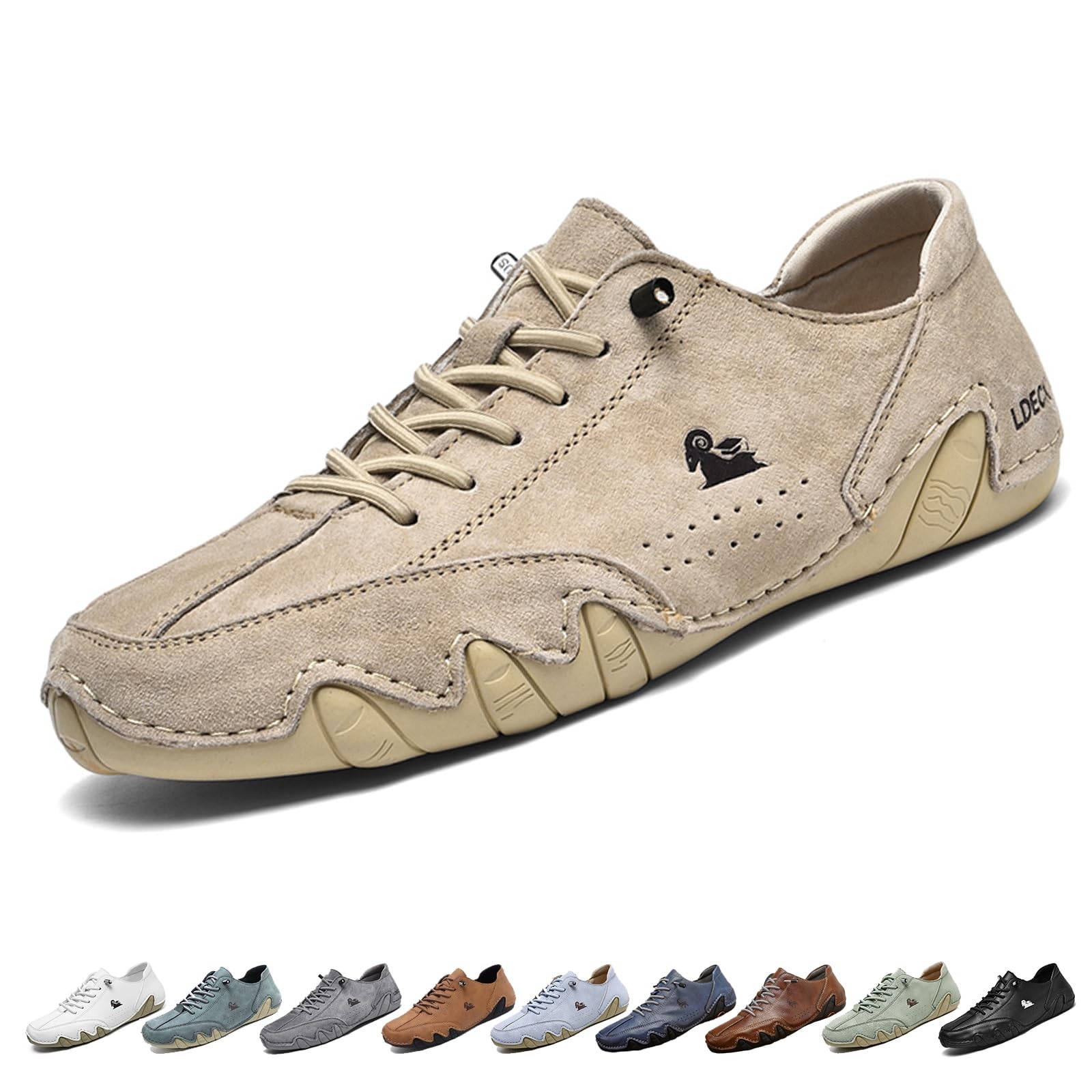 Stivali alti in pelle scamosciata fatti a mano - Scarpe Beck unisex for esterni Explorer Stivali Chukka leggeri impermeabili Scarpe da ginnastica casual traspiranti antiscivolo for passeggiate Escursi