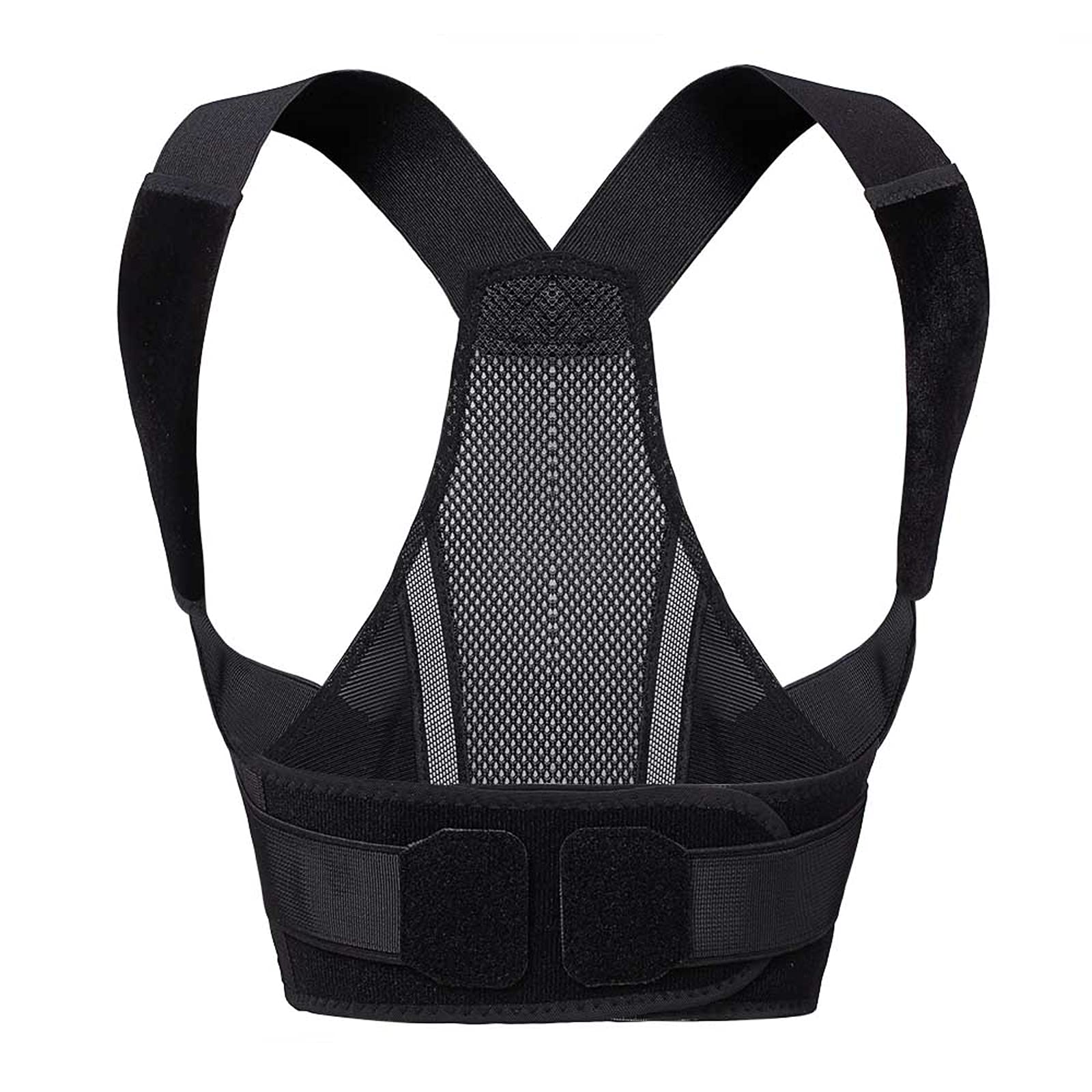 Correttore posturale per Cintura di correzione della Schiena per Donne Regolabile Che fornisce Sollievo dal Dolore dal Collo Spalla Posteriore per cifosi Dritta gobba Cattiva Postura, Nero, L