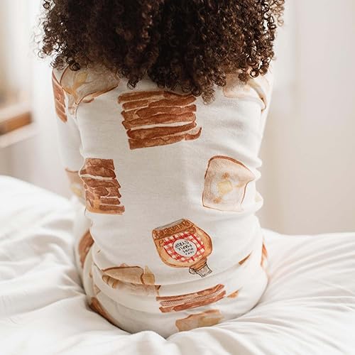 Miniatura 96 de Burt's Bees Baby - Conjunto de pijama de algodón de 2 piezas para bebés y niños, camiseta de manga larga y pantalón largo