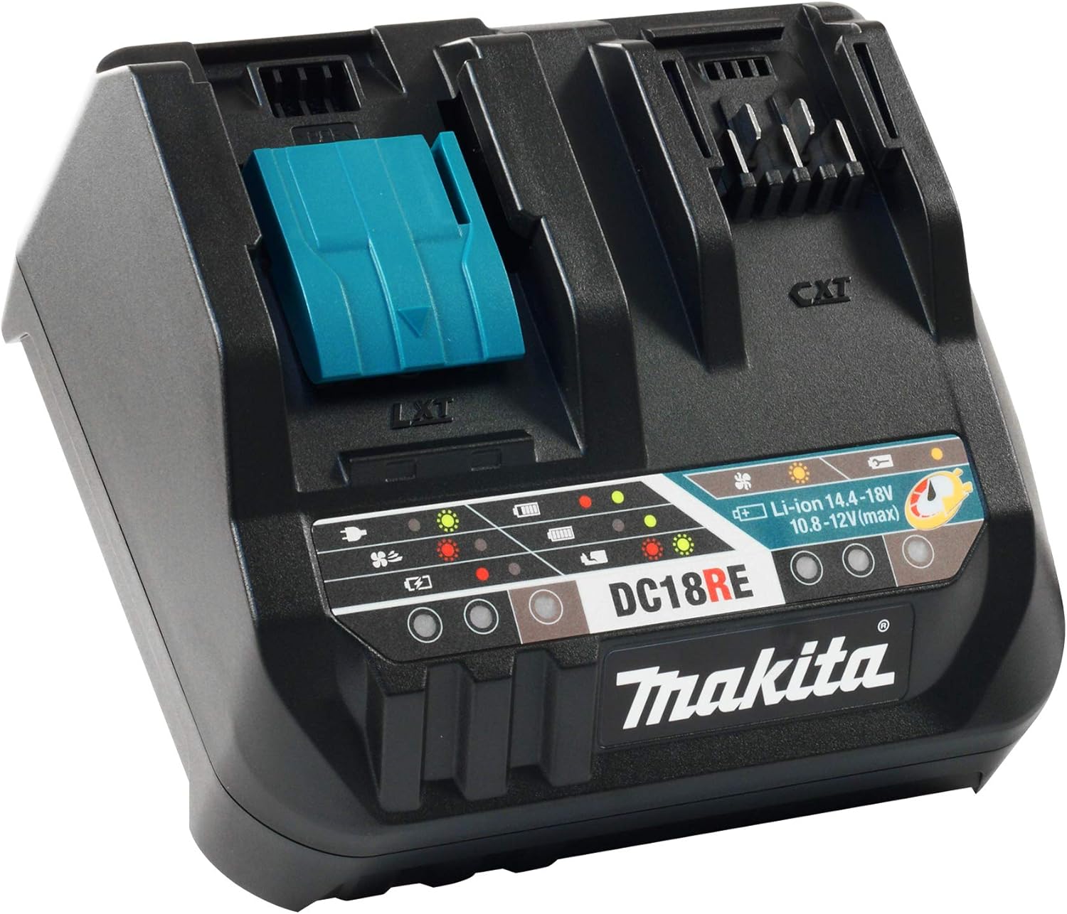 Makita DC18RE 18V LXT® / 12V max CXT® Lithium-Ion Rapid Optimum Charger