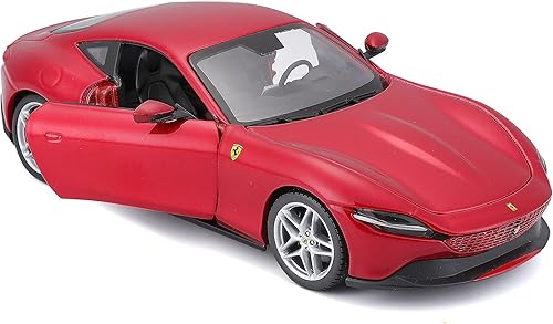 Miniatura 2 de Xiangtat Bburago 124 Escala 124 Race & Play Ferrari Roma Alloy Vehículo de lujo Diecast Cars Modelo Colección Regalo (Plata)